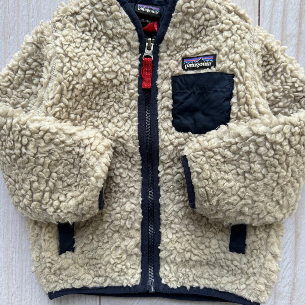 Patagonia Baby Infant 12-18M Retro-X Sherpa Fleece High Pile Lined Jacket - Picture 5 of 9